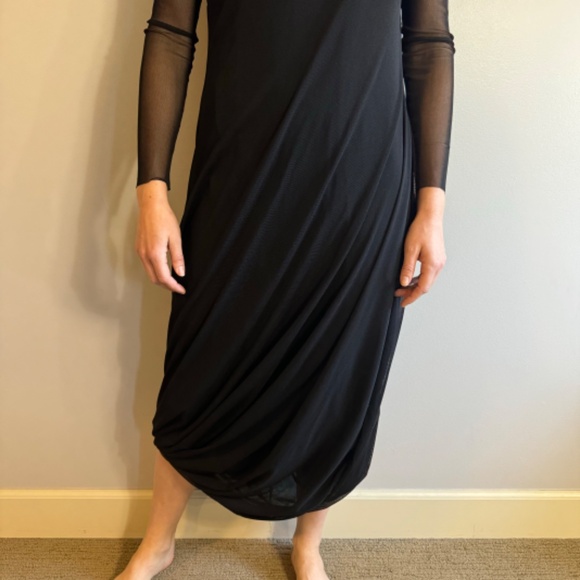 IGOR Mikaela Black Draping Dress - Picture 2 of 8